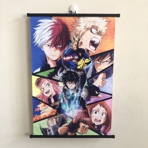 My Hero Academia Characters Wall Scroll / Poster